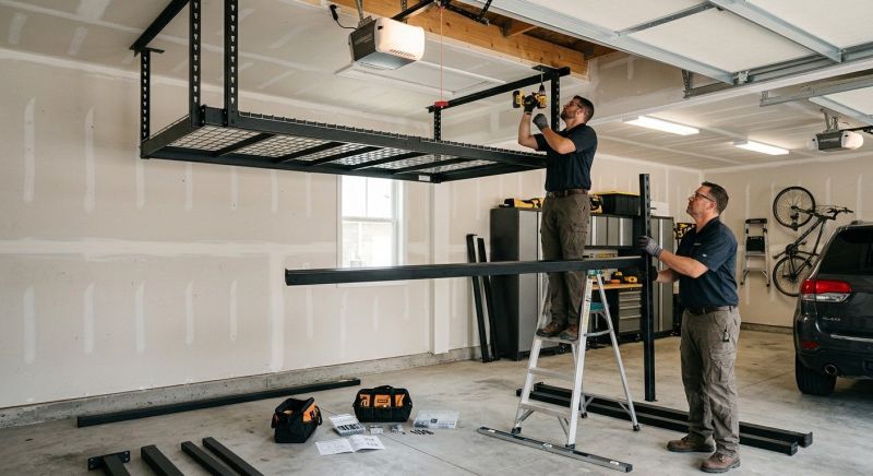 Garage Tool Rack Installation in Montgomery County, MD